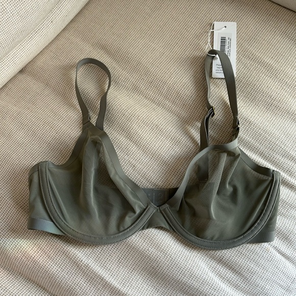 Cuup The plunge Bra size 32D mesh pyrite NWT - Picture 2 of 5